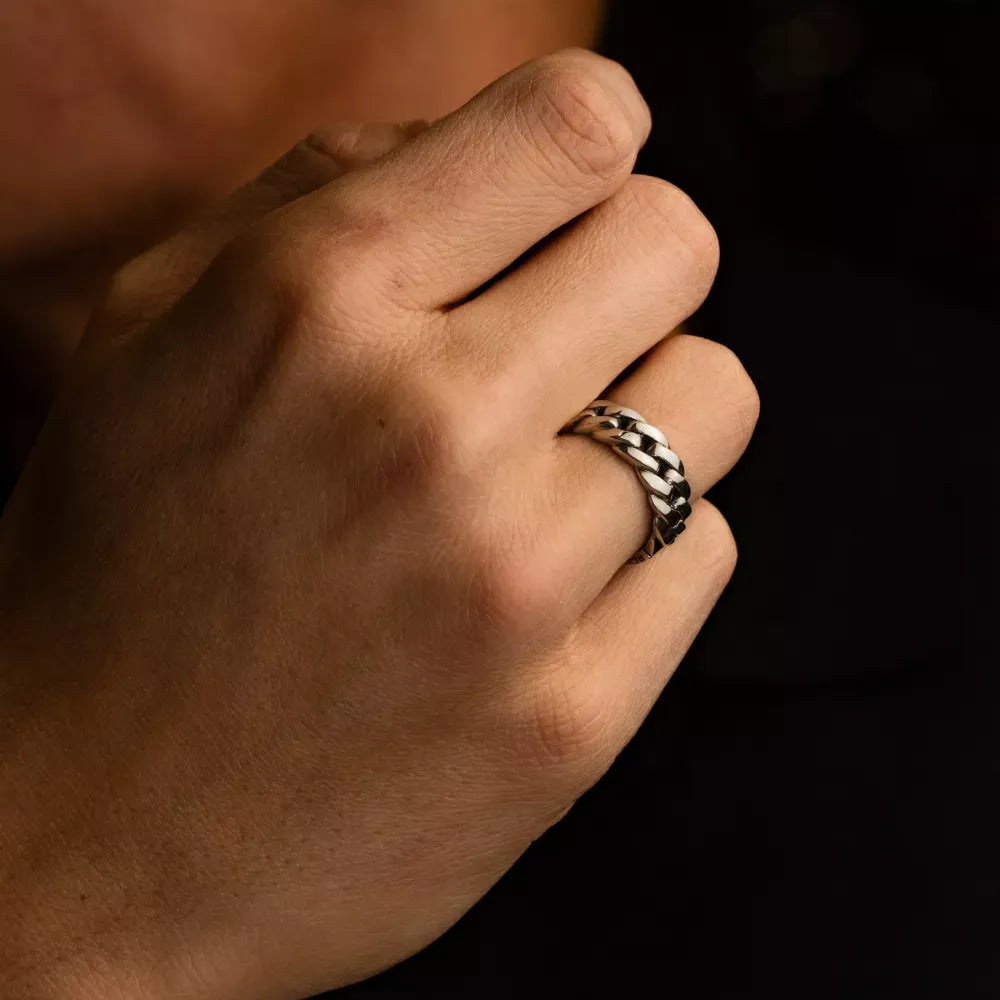 Ring Hades Eight - Herrenring Silber
