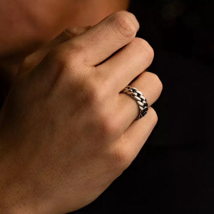 Ring Hades Eight - Heren ring zilver