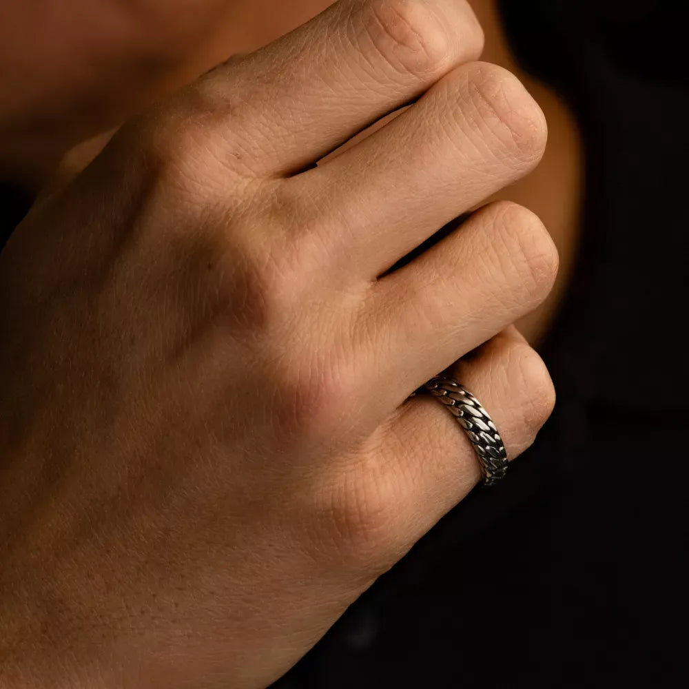 Ring Apollo Eight - Herrenring Silber