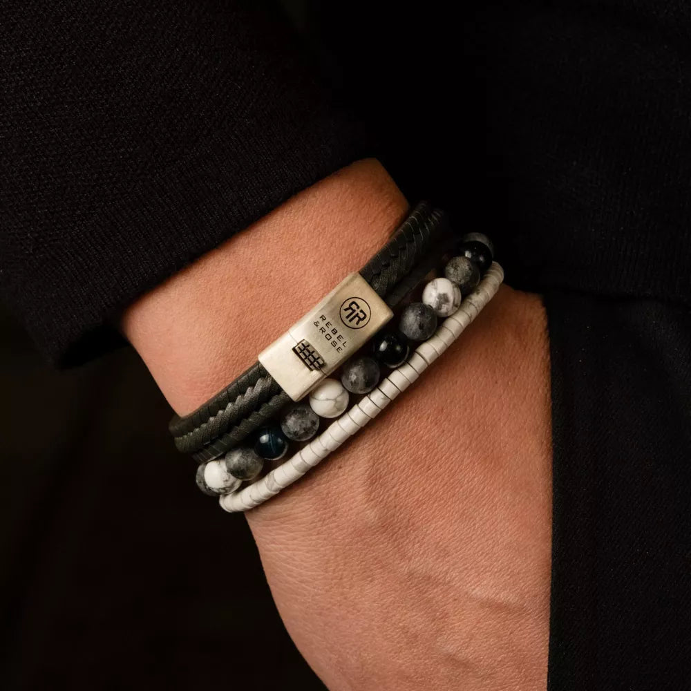Ocean Rocks - 8mm - Herren Perlenarmband