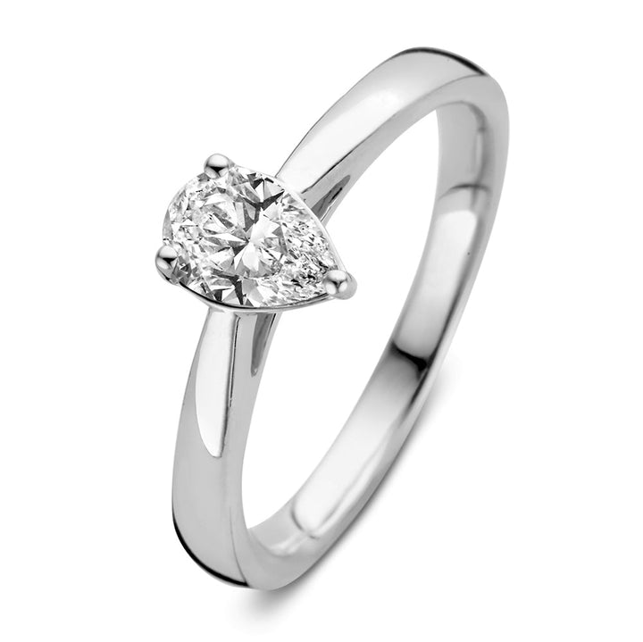 Ring Ava 0,50 crt. witgoud
