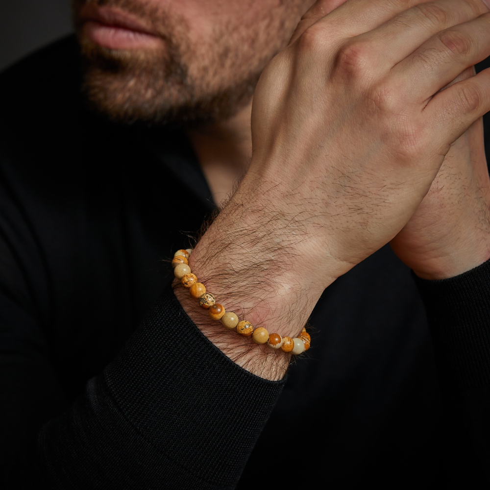 Woodstock - 8mm - Herren Perlenarmband