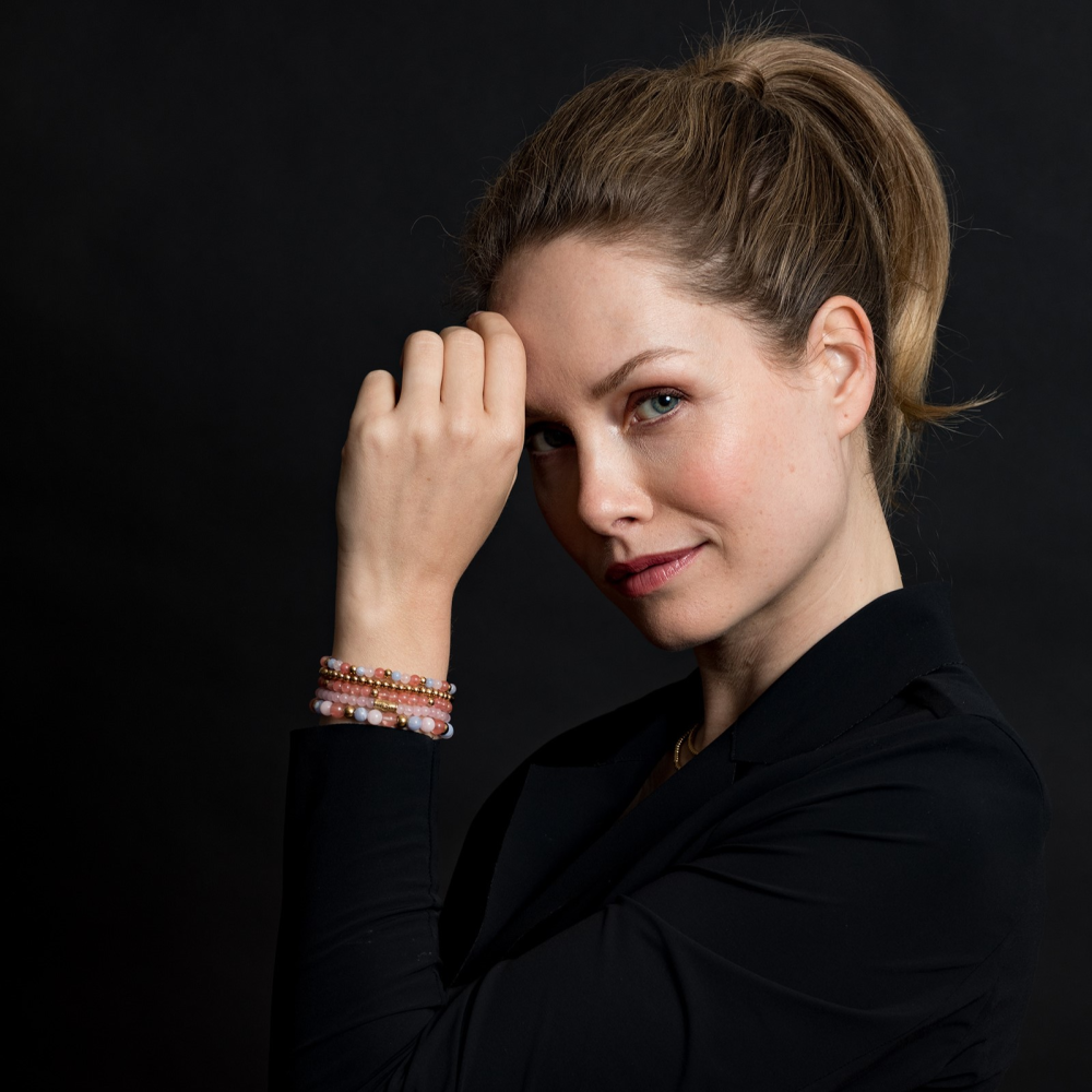 Pink Roségold - 4mm - Perlenarmband Damen