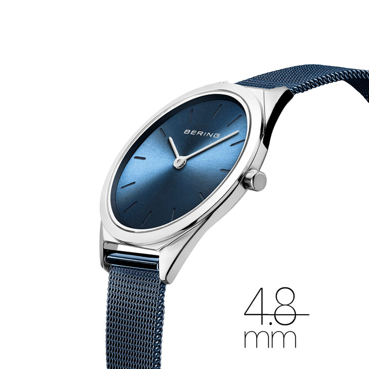 Bering Unisex-Uhr mit blauem Zifferblatt – 17031-307