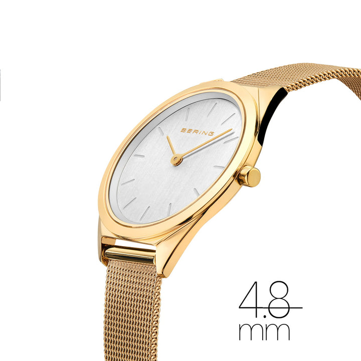 Bering Unisex-Uhr mit silbernem Zifferblatt – 17031-334 