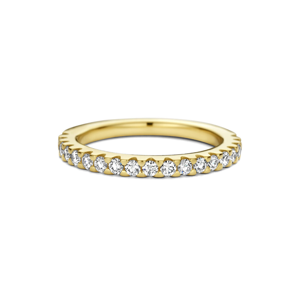 Diamantring 0,50 ct h SI 14K Gelbgold