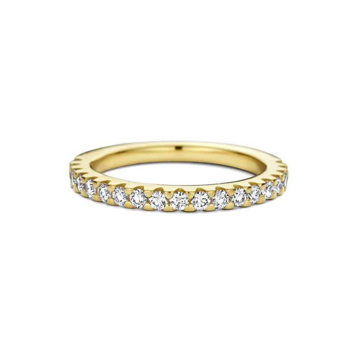 Diamantring 0,50 ct h SI 14K Gelbgold