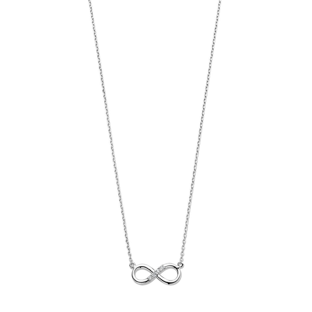 Halskette Infinity 0.03ct H SI 42 - 45 cm