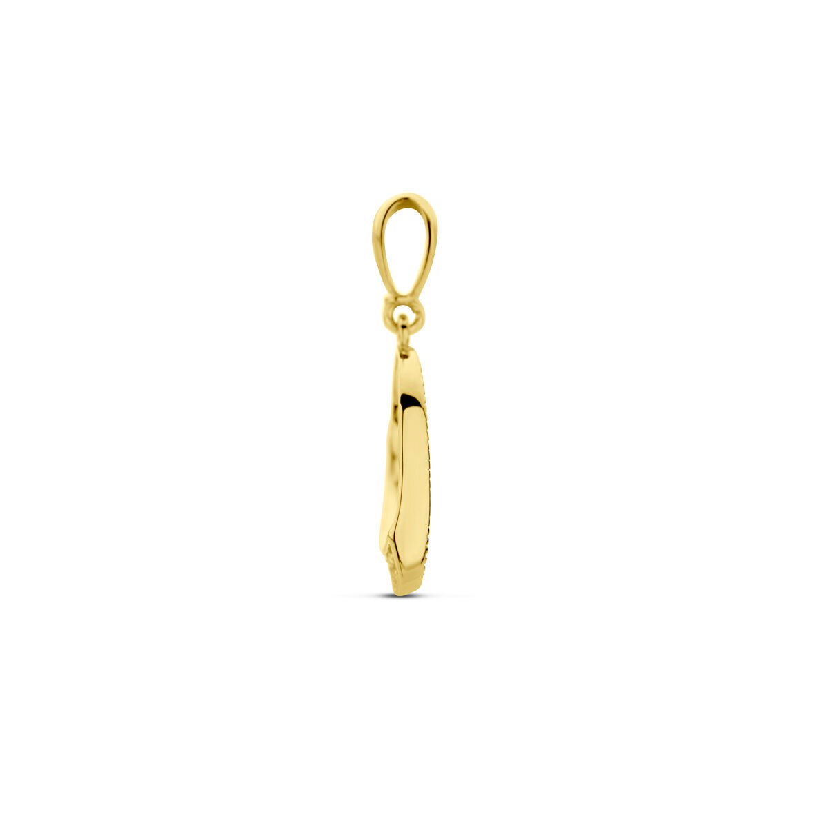 Anhänger Herz Zirkonia 14K Gelbgold