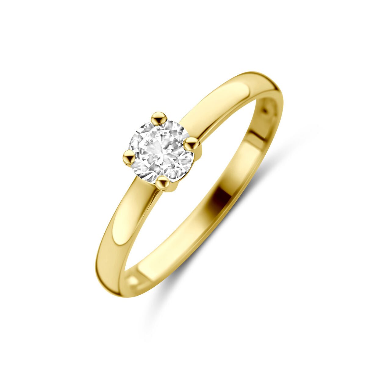 Ring Zirkonia 14K Gelbgold