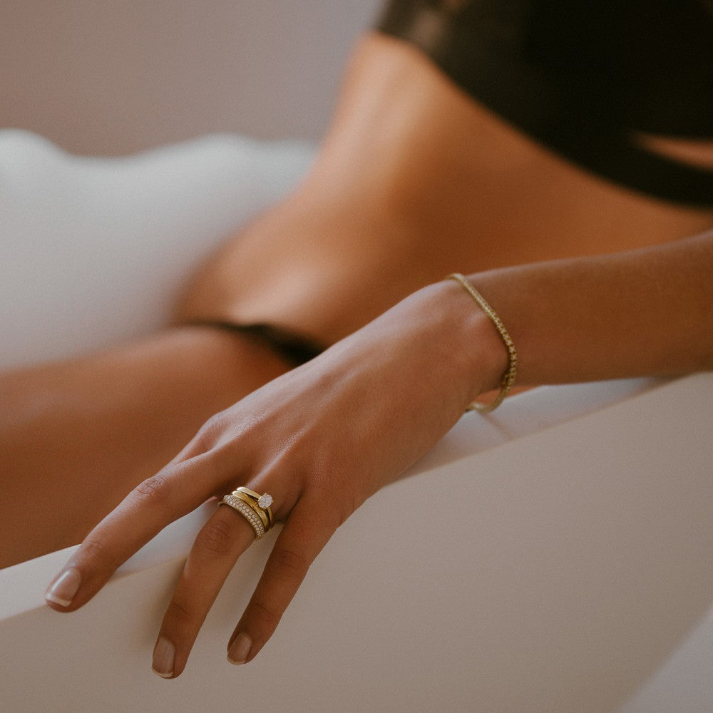 Armband Chloe 1,00 Karat Gelbgold