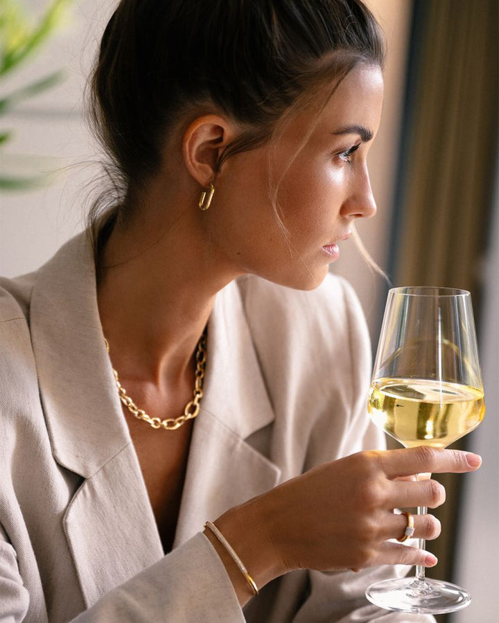 Geelgouden Stijve Armband met Diamant in Pavézetting – 14 Karaat Goud, 1.02 Karaat Diamant, Luxe Armband voor Dames