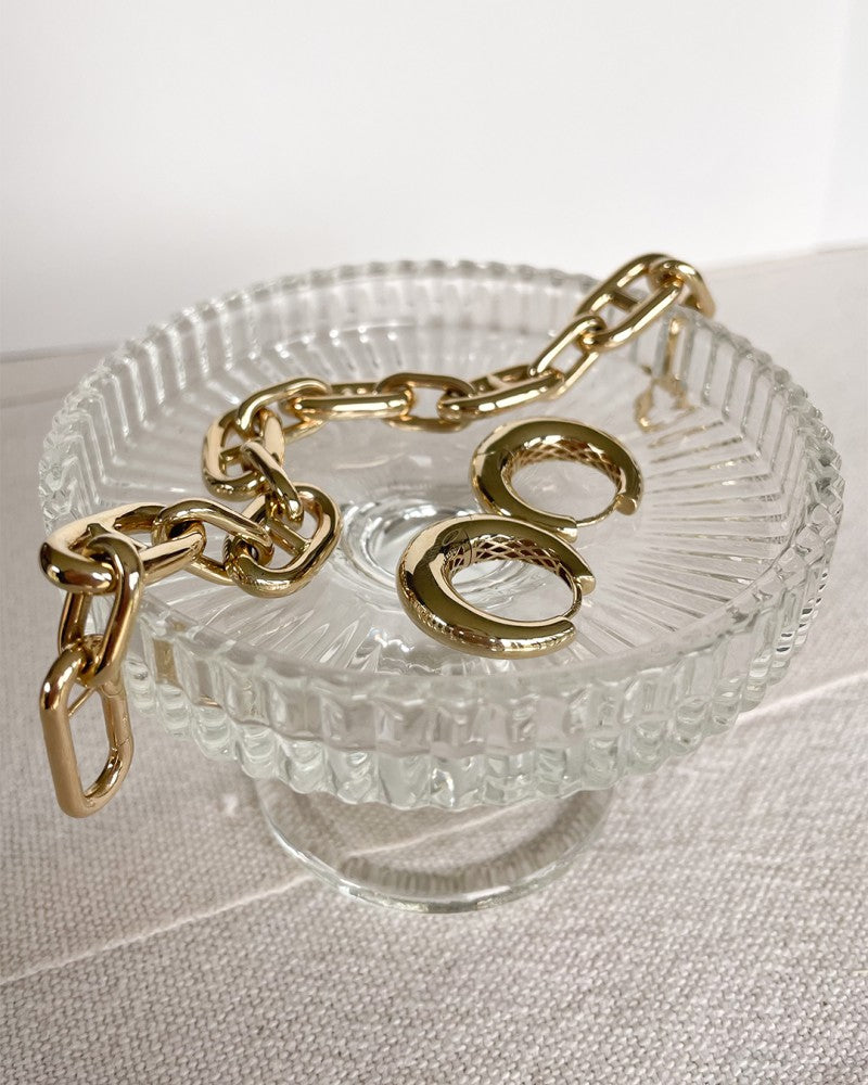 Gelbgold Armband mit 'Gucci' Gliedern, 14 Karat, 19,8 g, 20 cm