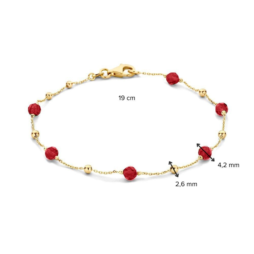Armband Gelbgold Zirkonia