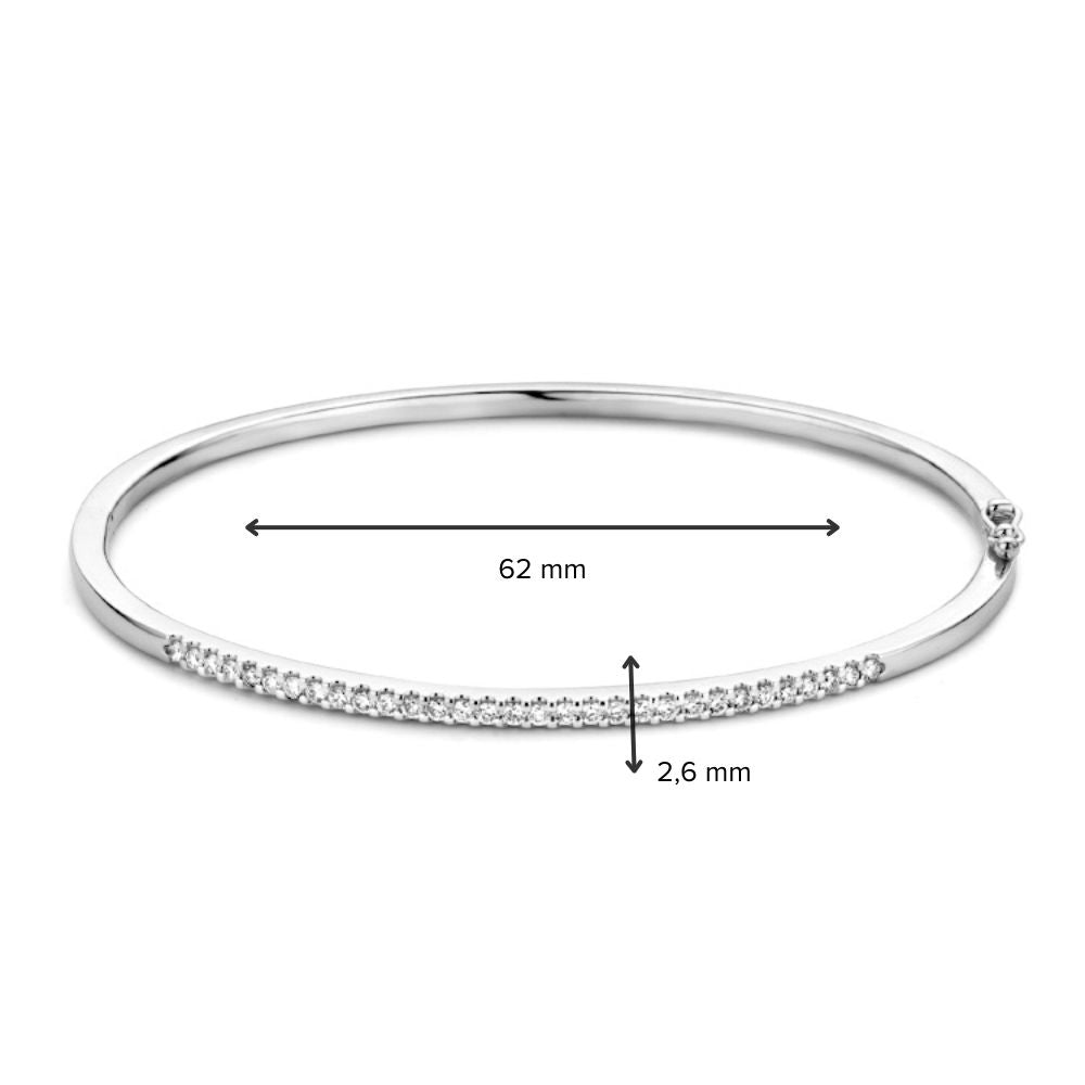 Weißgoldarmband mit Brillanten 0,96 Karat – Elegantes Damenaccessoire 14 Karat