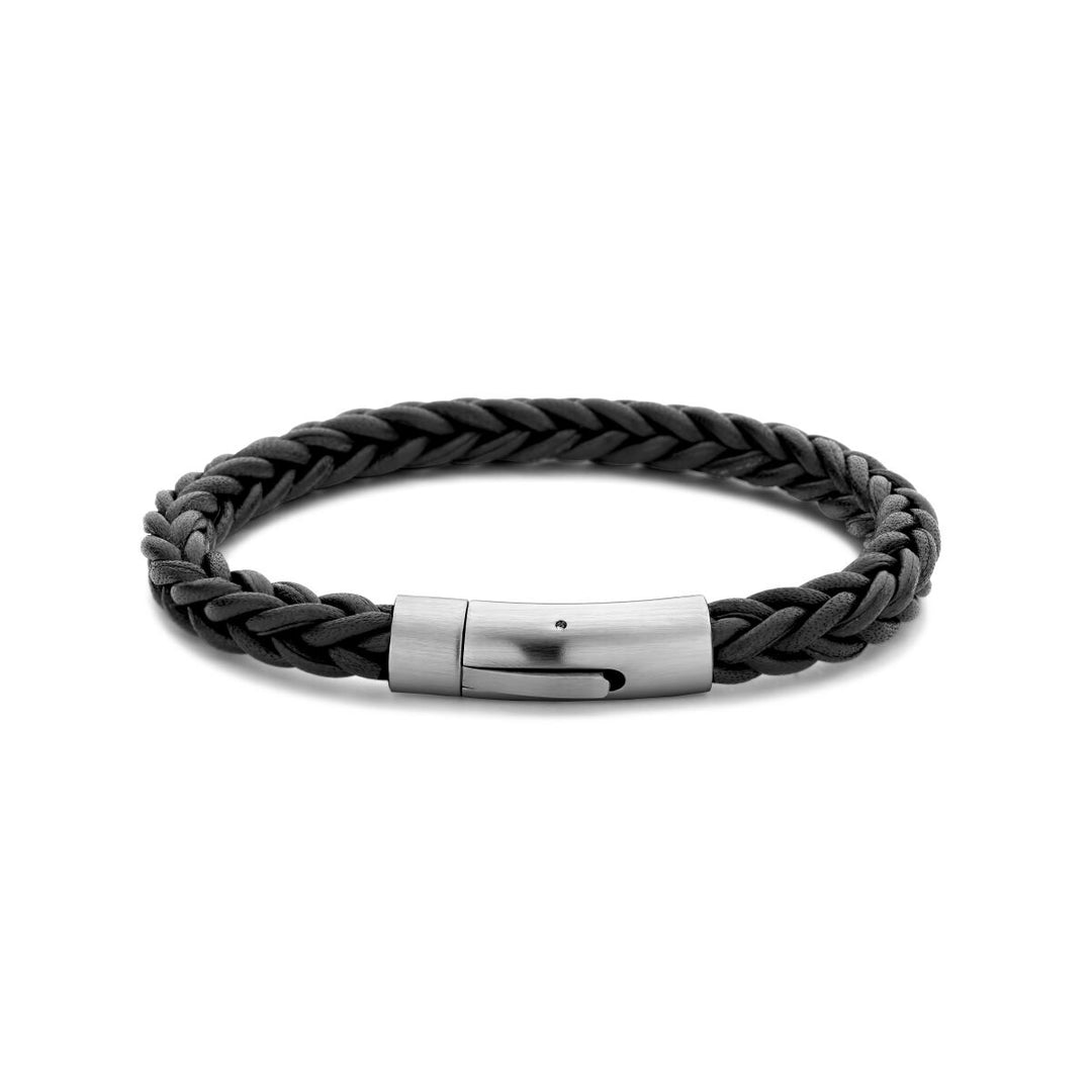 Armband Leder 8,6 mm Edelstahl