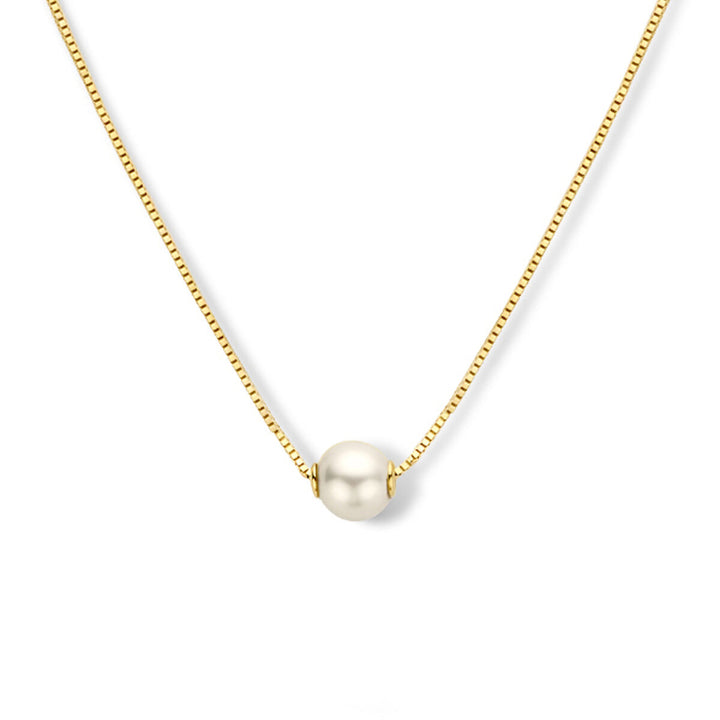 Perlenkette 42 - 45 cm 14K Gelbgold