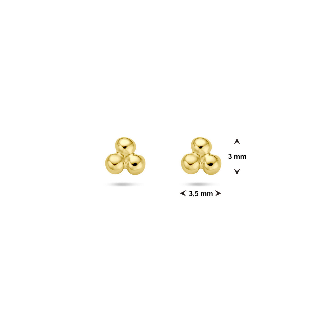 Ohrstecker Perlen 14K Gelbgold