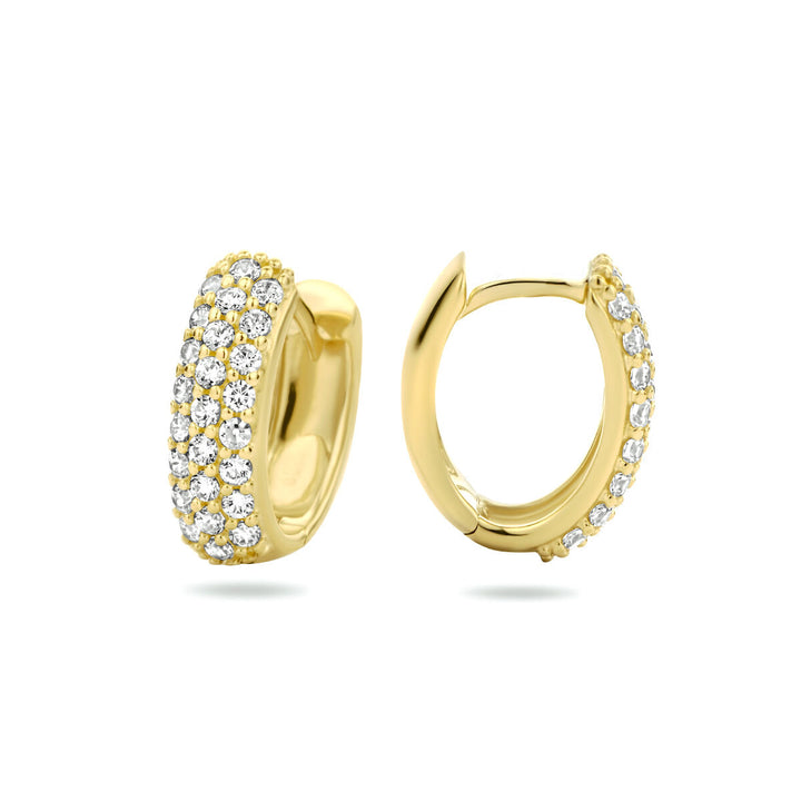 Ohrhänger Zirkonia 14K Gelbgold