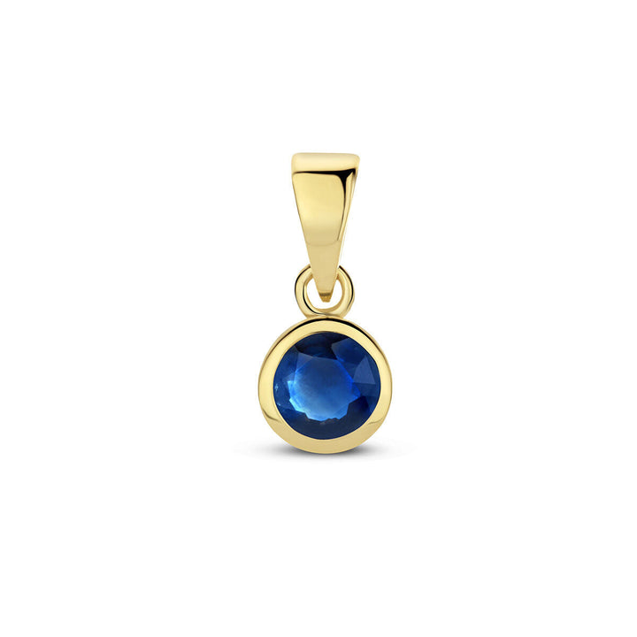 Anhänger mit Geburtsstein 14K Gelbgold