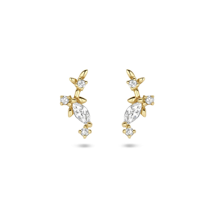 Ohrstecker Zirkonia 14K Gelbgold