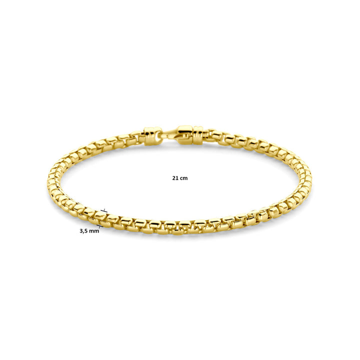 armband venetiaans 3,5 mm 21 cm 14K geelgoud