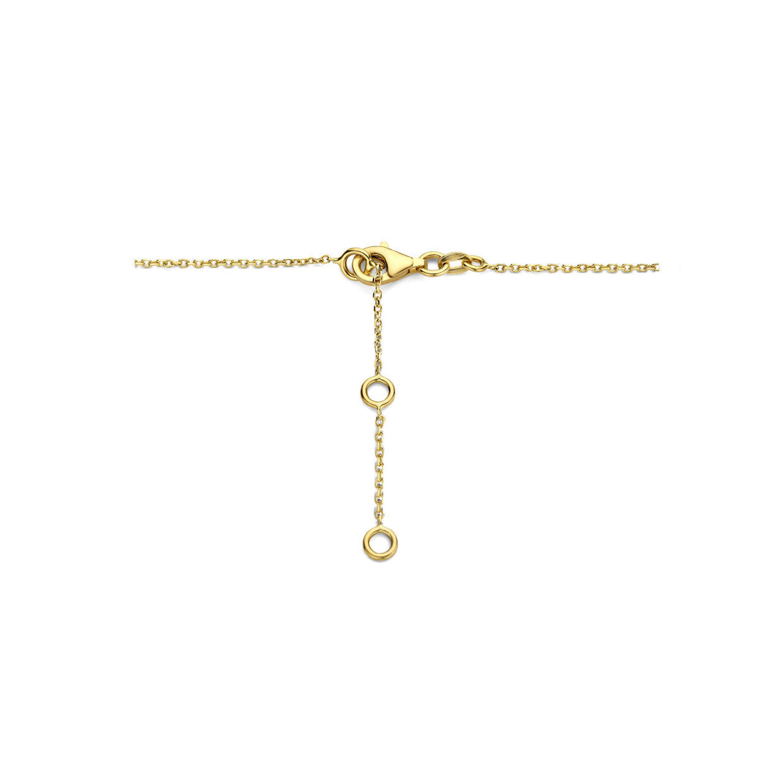 Gold Damenhalskette Perle 14K