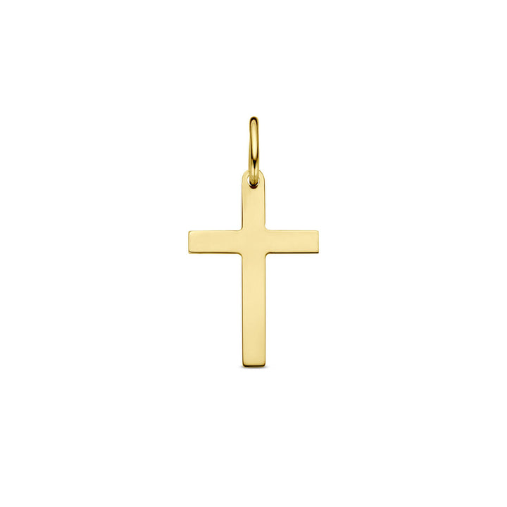 Anhänger Kreuz 14K Gelbgold