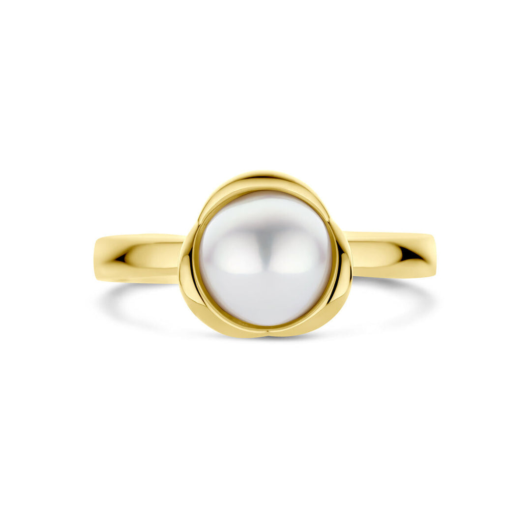Ring Perle 14K Gelbgold