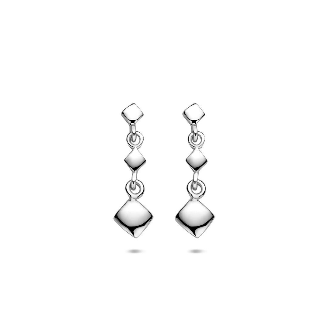 Zilveren oorhangers – gerhodineerd 925 zilver