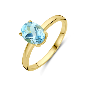 Ring mit blauem Stein