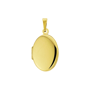 Gold-Medaillon-Anhänger