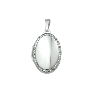 Silber-Medaillon-Anhänger