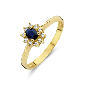 Goldring mit Edelstein