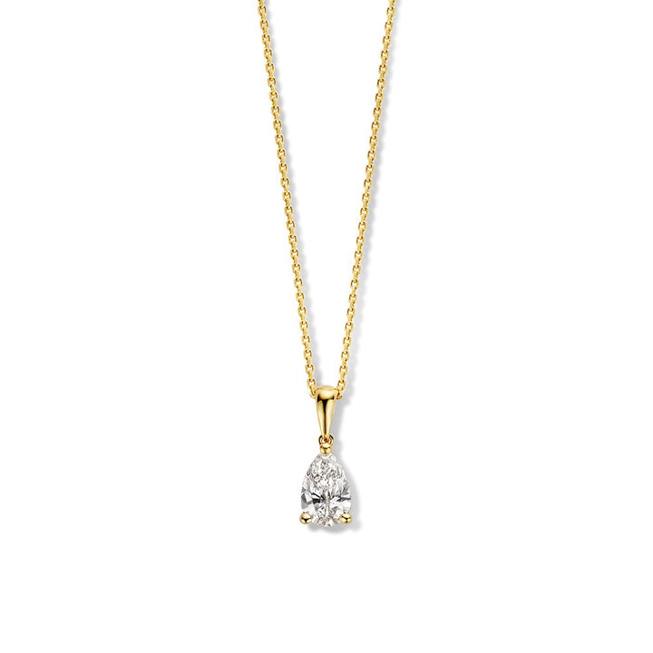 Collier Ava 0,50 crt. geelgoud