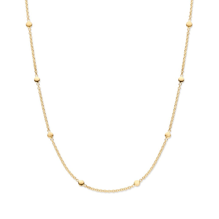 14K Geelgouden Collier met Luxe Gouden Elementen – Elegante Sieraad voor Dames