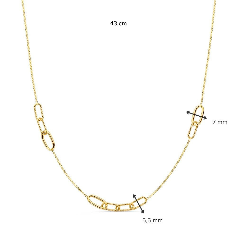 14K Gelbgold-Collier – Luxuriöser und Zeitloser Schmuck für Damen