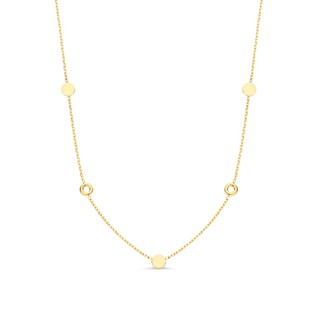 Collier geelgoud