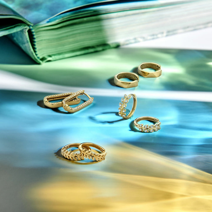 Ohrhänger Frühling 14K Gelbgold