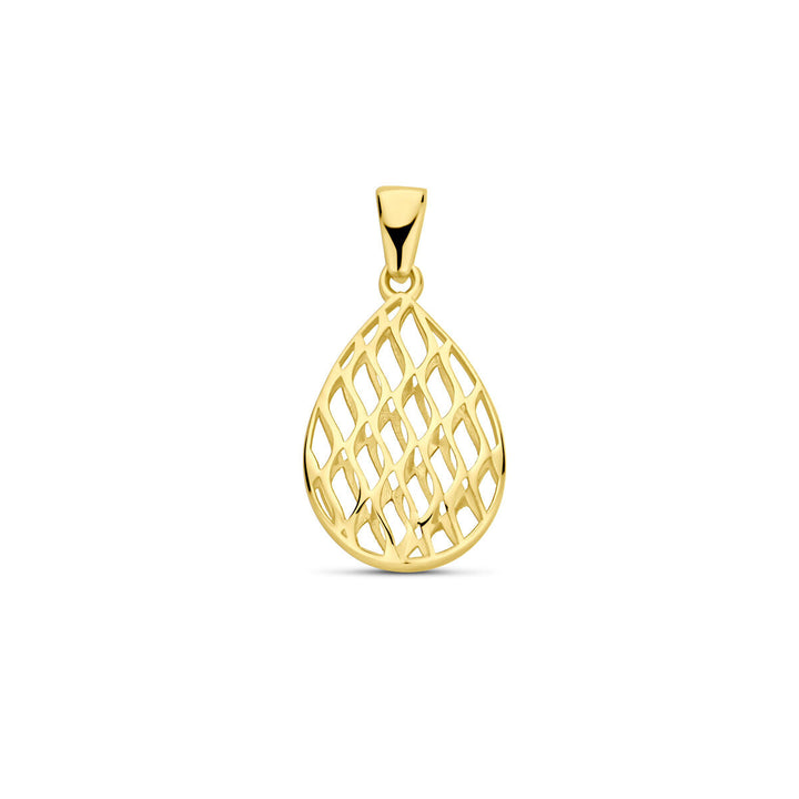 14k Geelgouden Hanger – 24x12mm voor Dames
