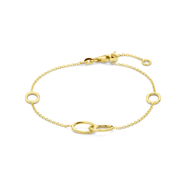 Goldarmband Damen Ovale 14K