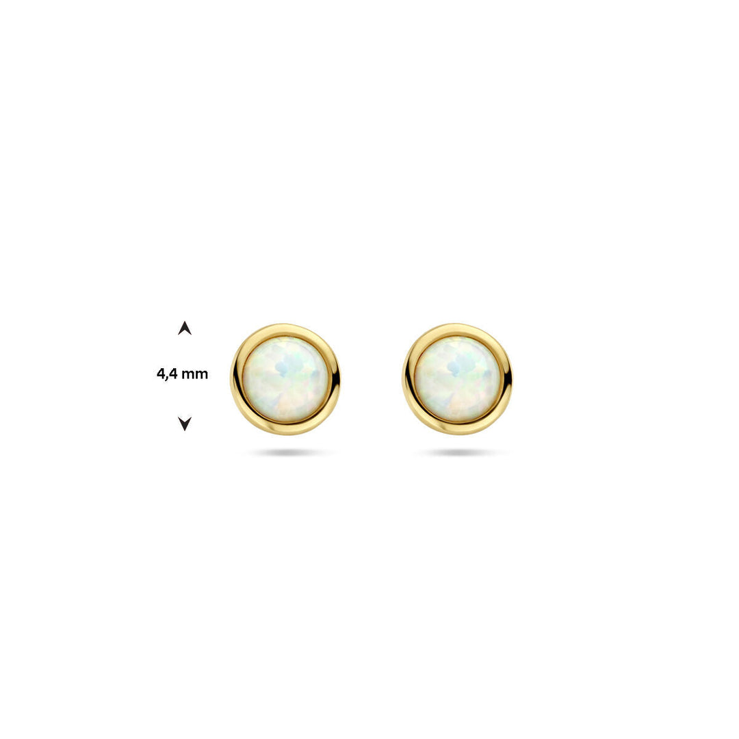 Ohrstecker Opal 14K Gelbgold