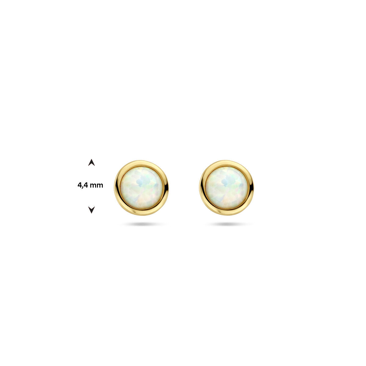 Ohrstecker Opal 14K Gelbgold