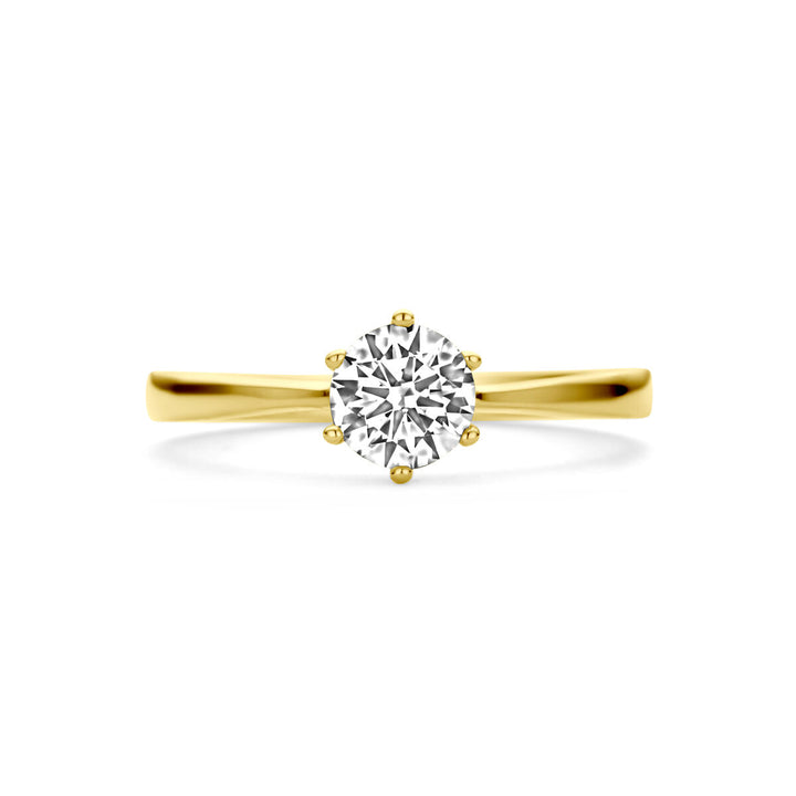 Ring Zirkonia 14K Gelbgold