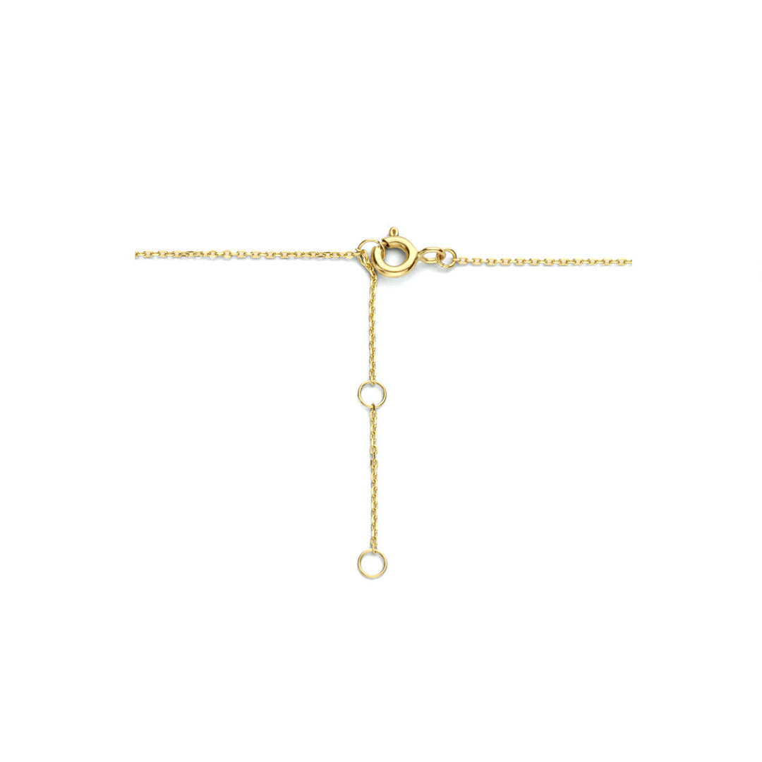 Halskette runder Zirkonia 40 - 42 - 44 cm 14K Gelbgold