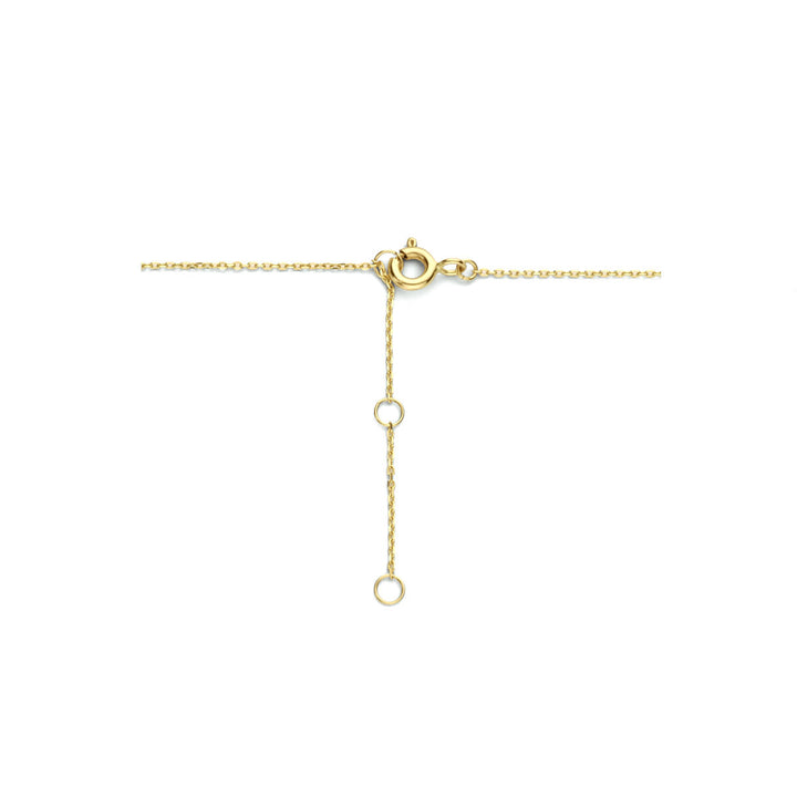 Halskette runder Zirkonia 40 - 42 - 44 cm 14K Gelbgold