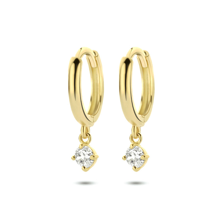 Ohrhänger Zirkonia 14K Gelbgold