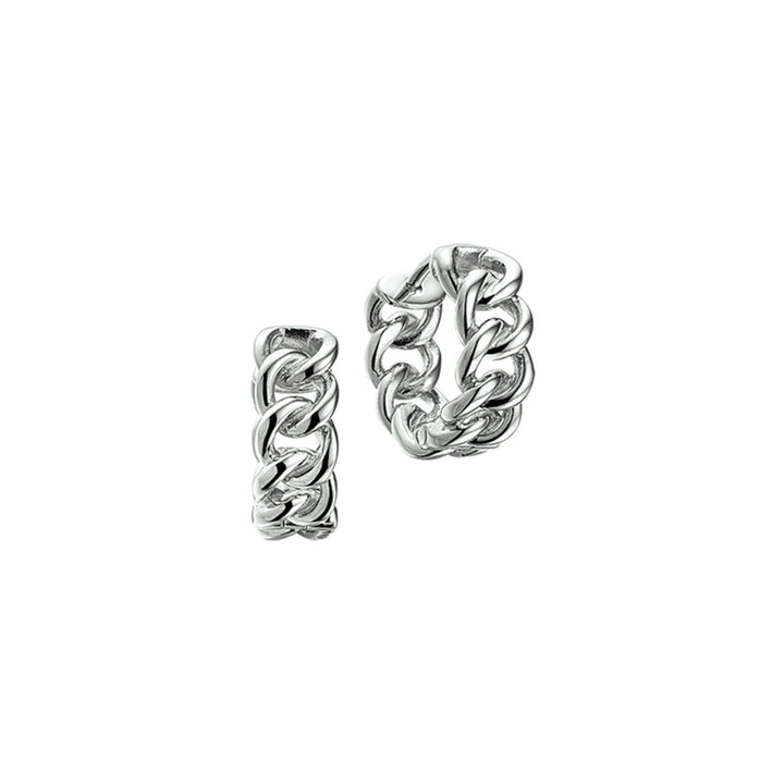 Pop-up-Ohrringe Gourmet 16,5 x 6,5 mm Silber rhodiniert