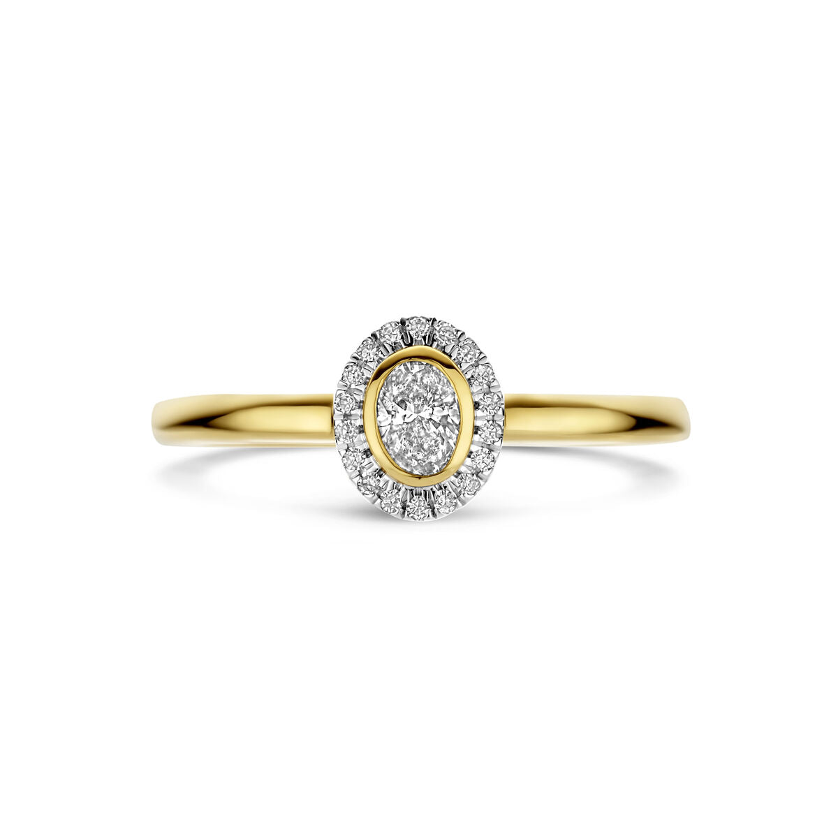 Ring Diamant 0,25 ct h SI 14K Gelbgold
