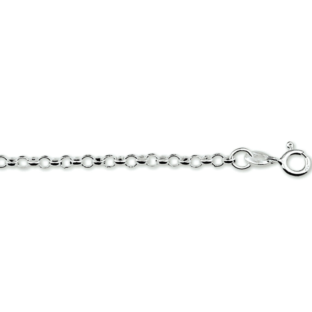 Armband Jasseron 3,5 mm 15 cm Silber rhodiniert